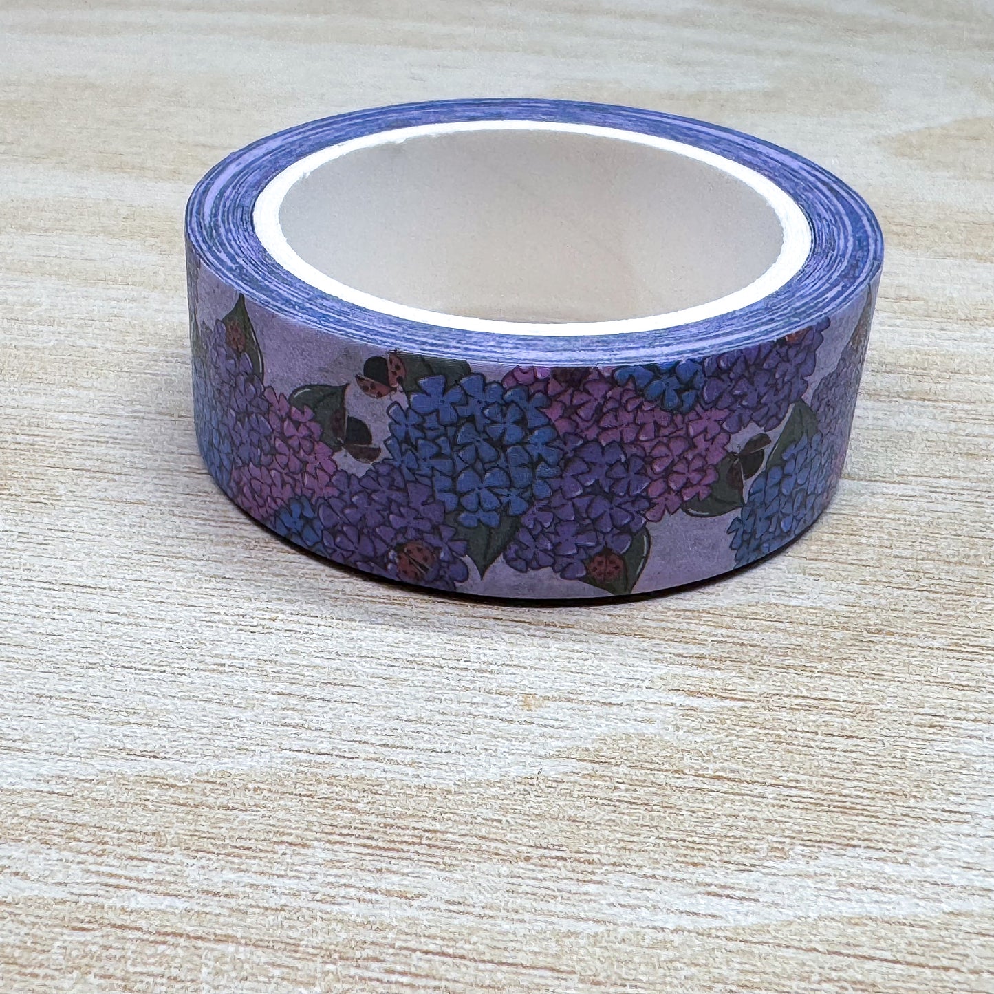 Ladybugs & Hydrangeas Washi Tape - 15mm