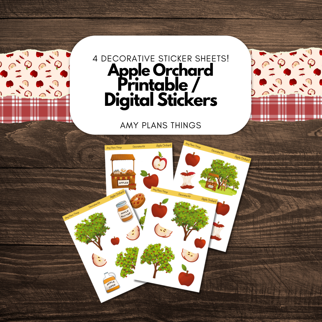 Apple Orchard Printable FULL Bundle