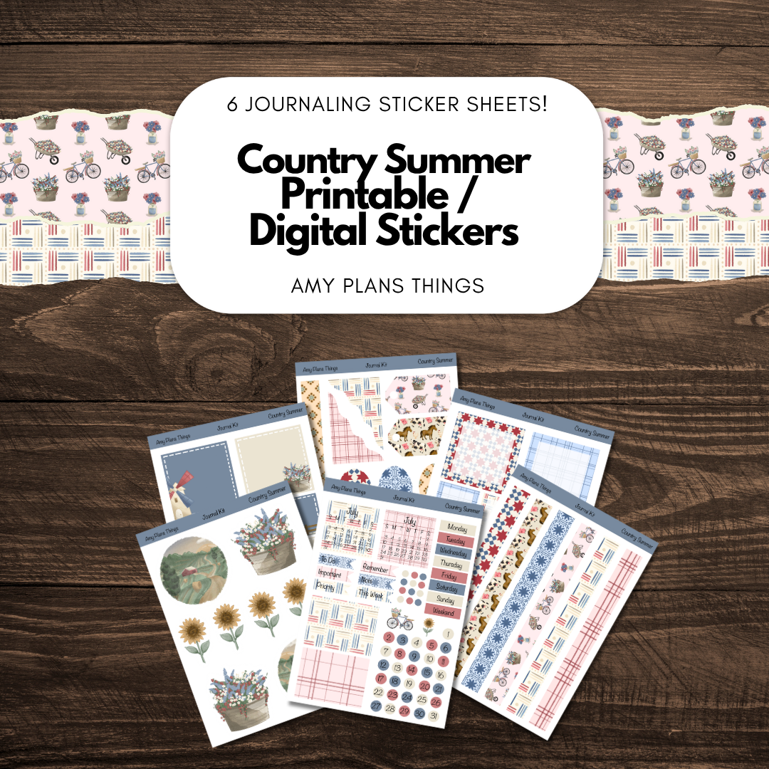 Country Summer Printable FULL Bundle