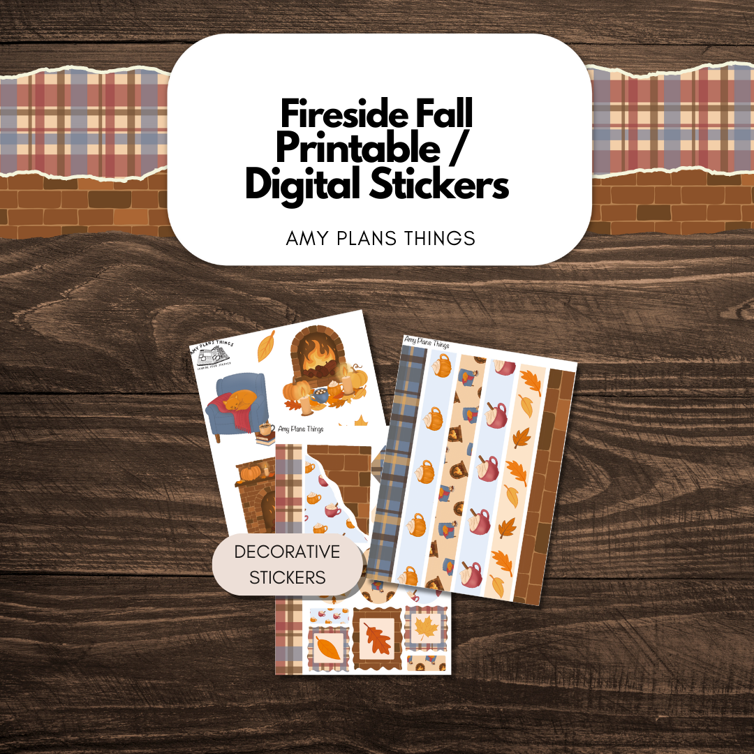 Fireside Fall Printable Journal Kit