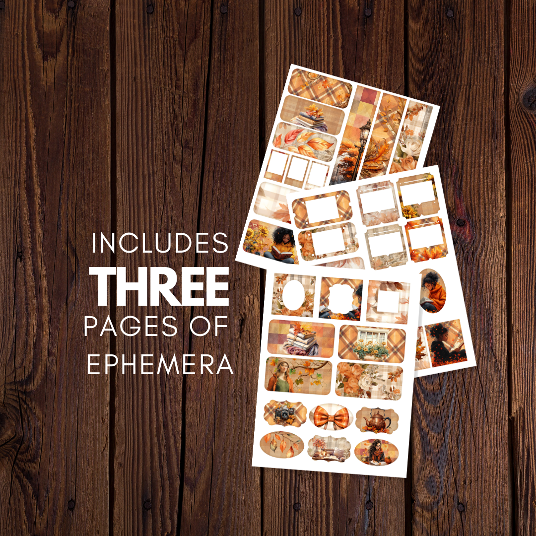 Autumn Leaves Junk Journal Kit