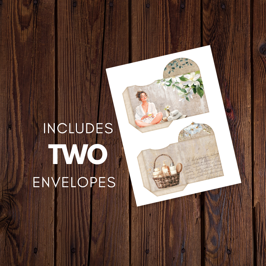Self-Care Junk Journal Kit - Digital Download/Printable
