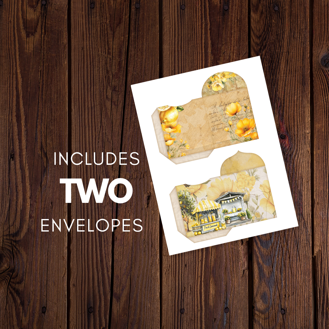 Lemonade Junk Journal Kit - Digital Download/Printable