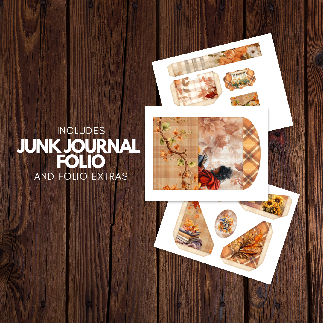 Autumn Leaves Junk Journal Kit