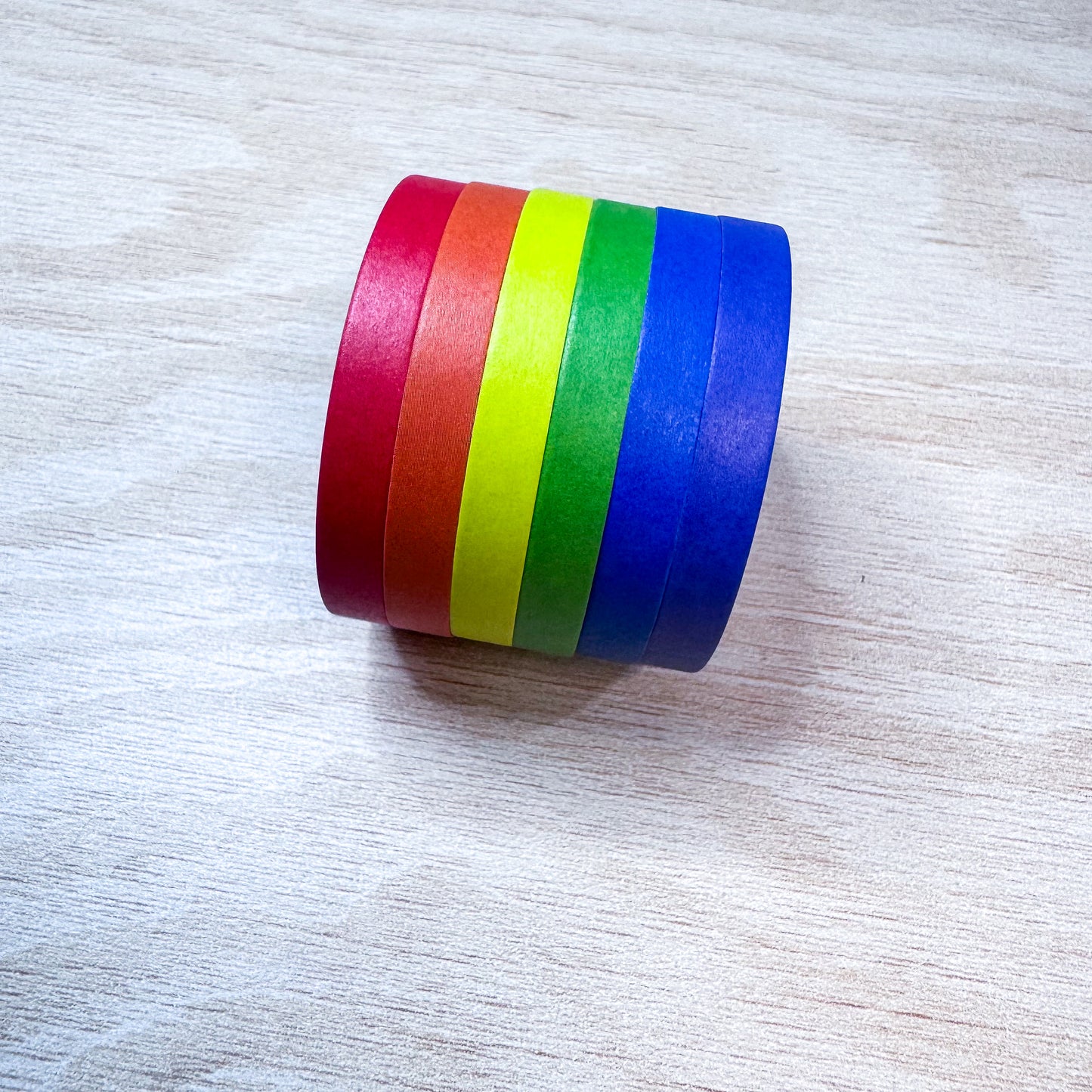 Rainbow Washi Tape Set - 6mm