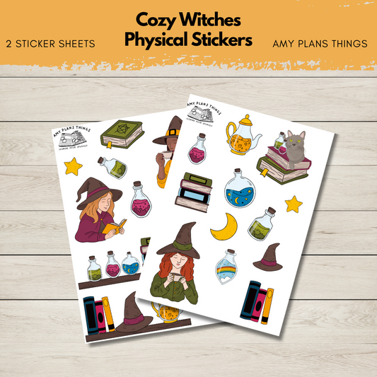 Cozy Witches - PHYSICAL Stickers