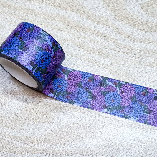 Ladybug & Hydrangeas Washi Tape - 30mm