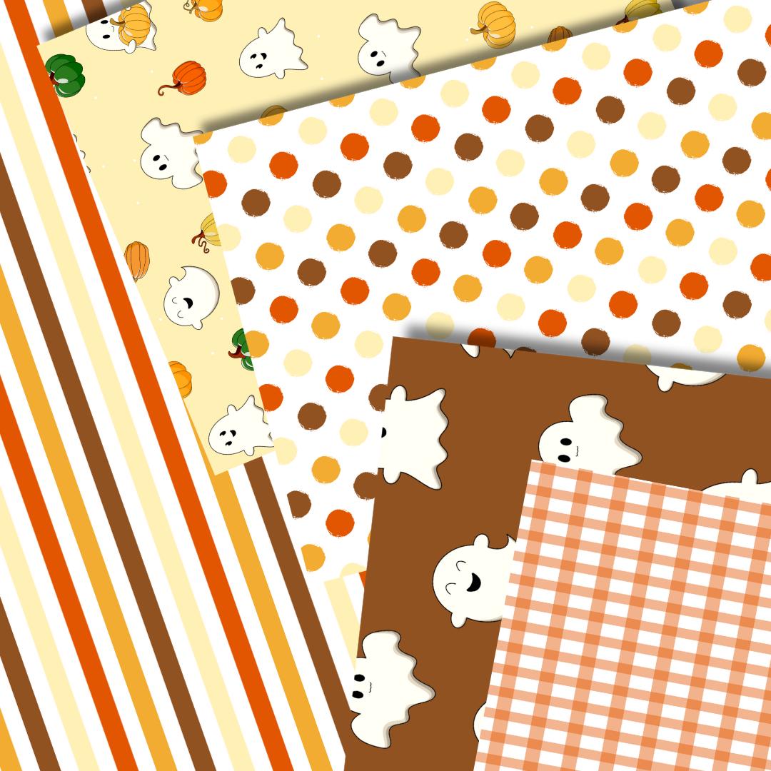 The Boo Patch Printable Scrapbook Paper
