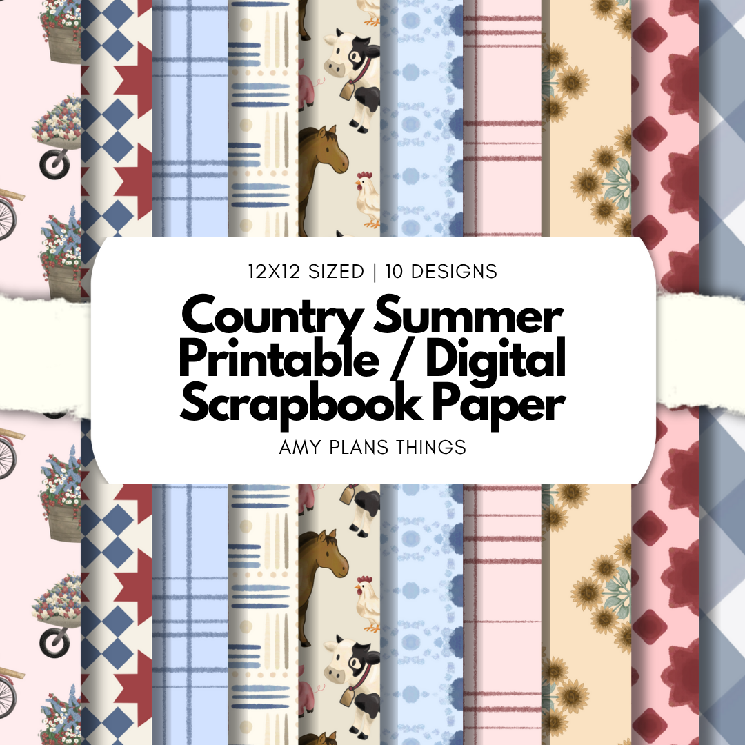 Country Summer Printable FULL Bundle