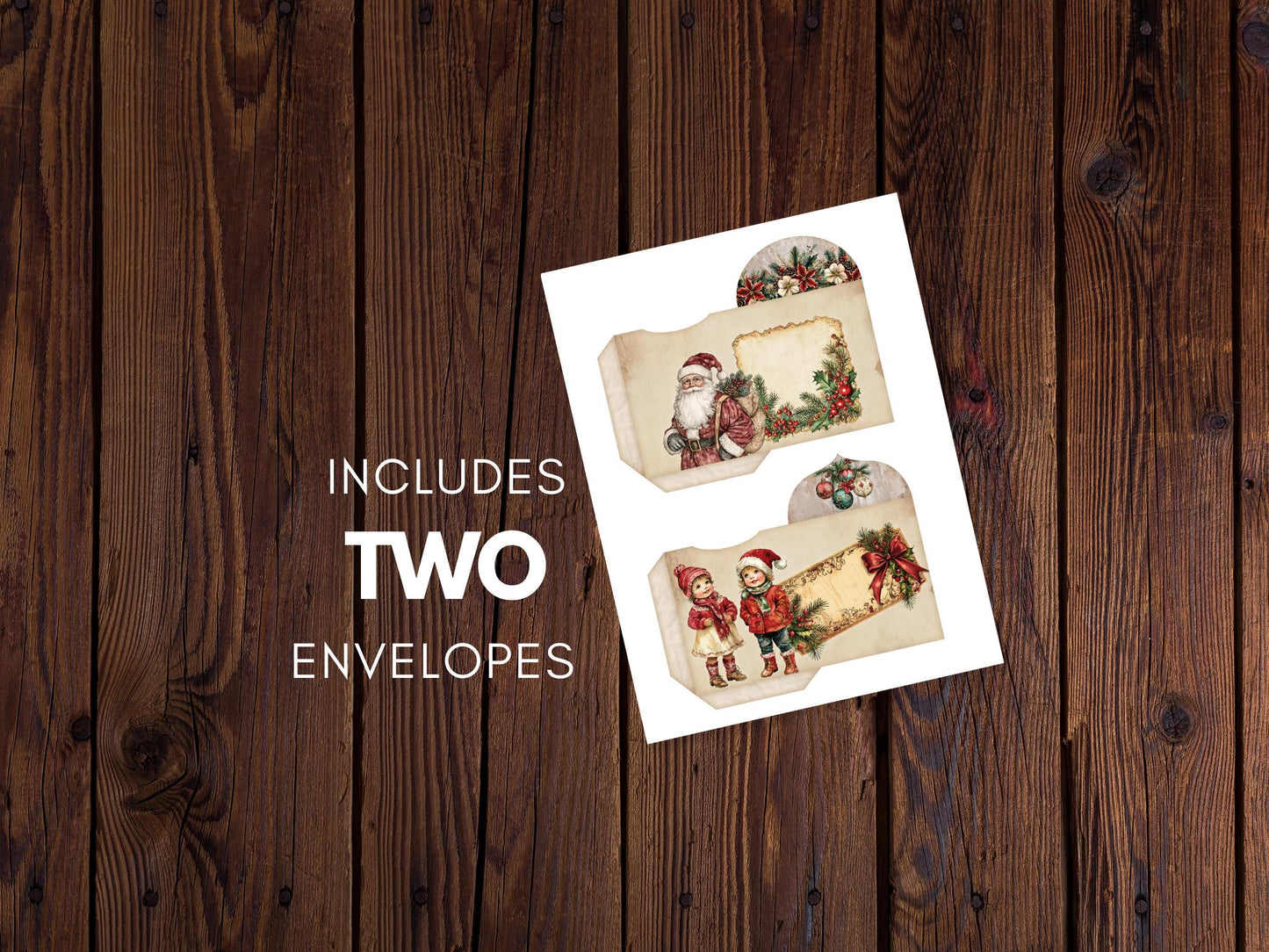 Vintage Christmas Junk Journal Kit - Digital Download/Printable