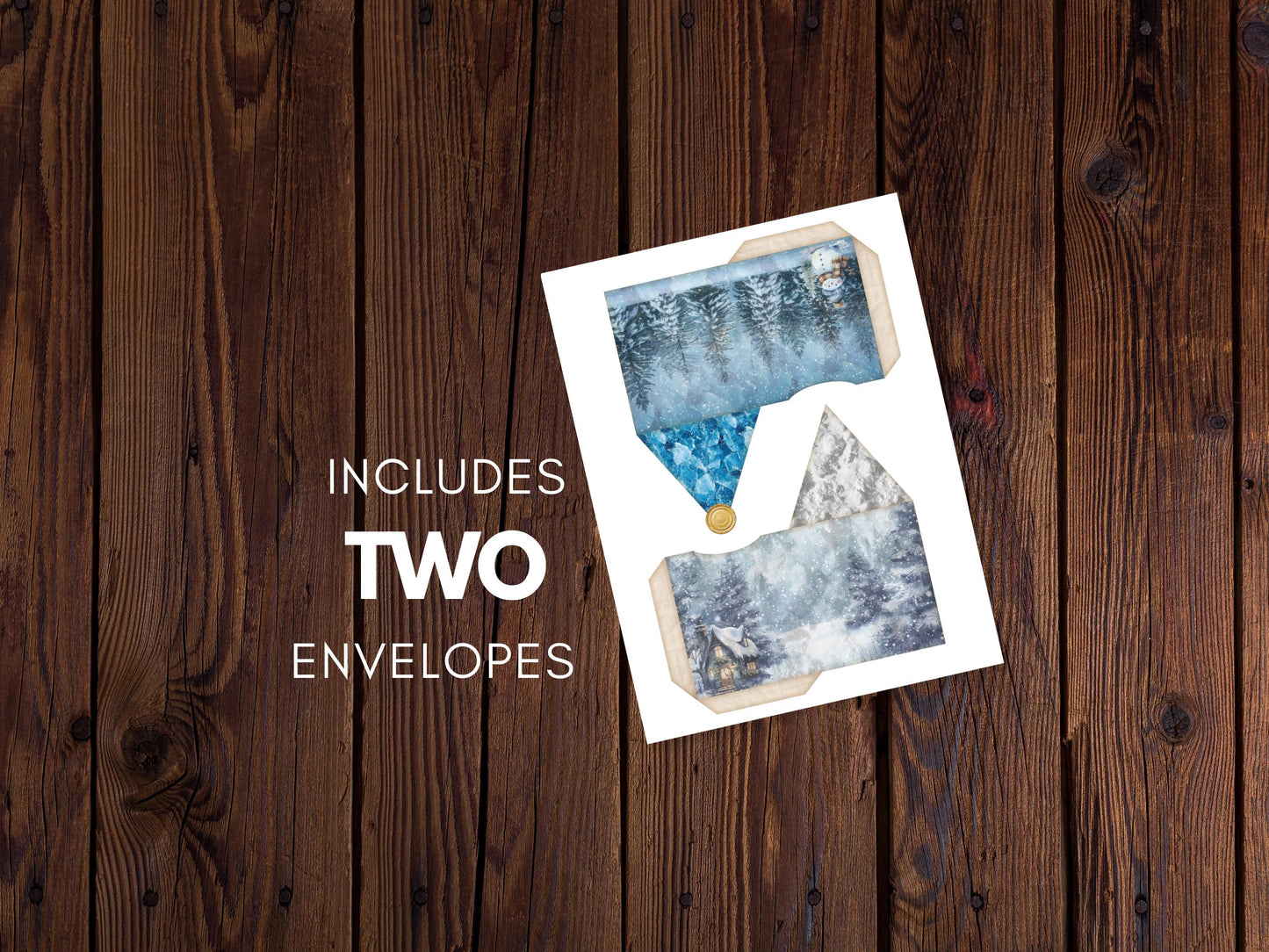 Winter Wonderland Junk Journal Kit - Digital Download/Printable