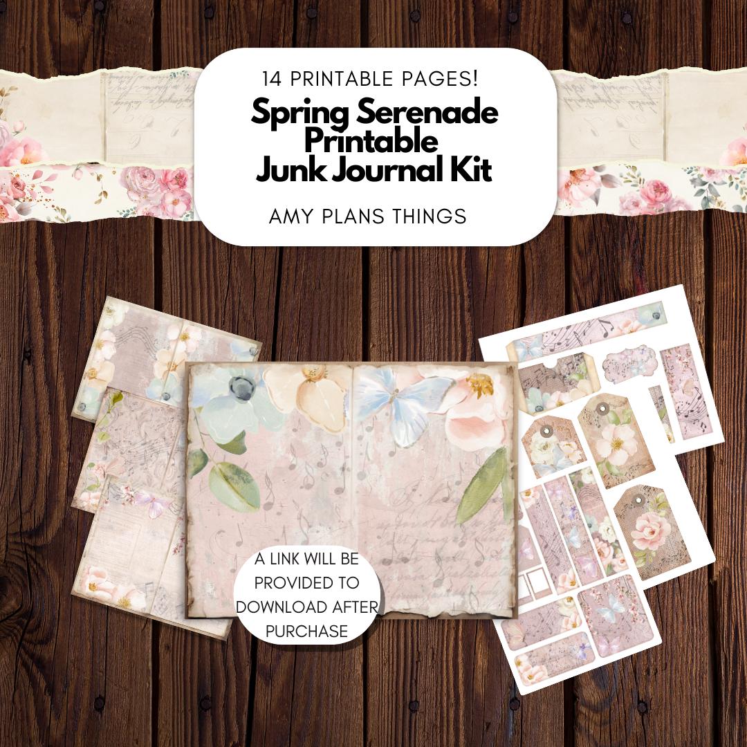 Spring Serenade Junk Journal Kit