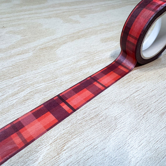 Plaid - 15mm Washi Tape - Matches with Dahlia
