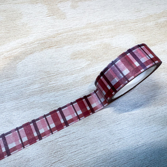 Plaid - 15mm Washi Tape - Matches with Chrysanthemum