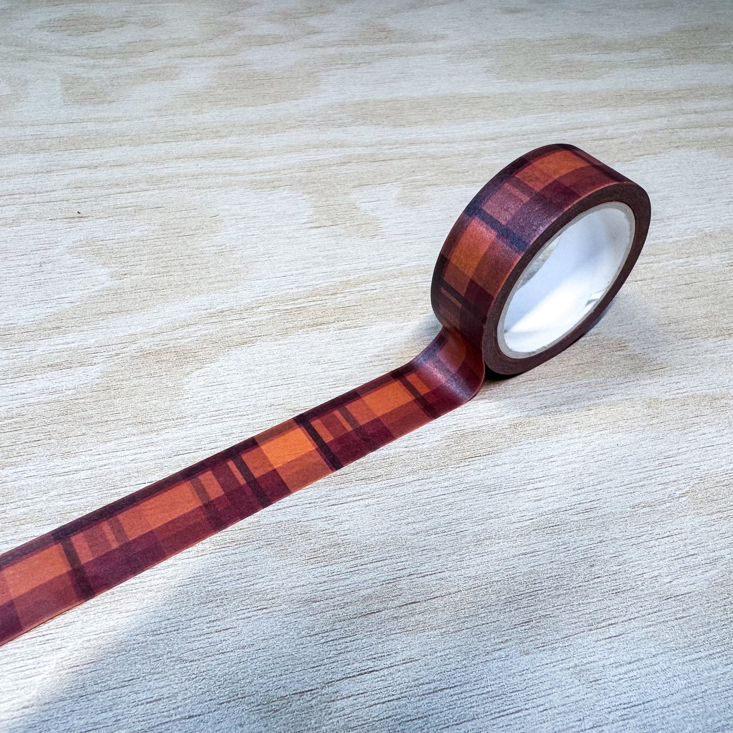 Plaid - 15mm Washi Tape - Matches with Marigold