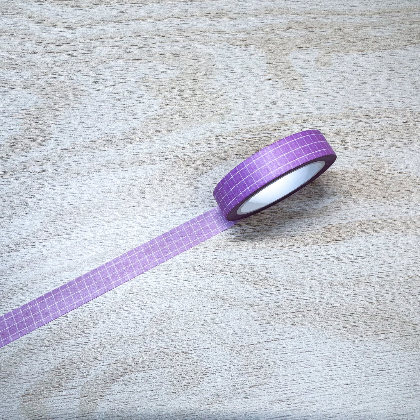 Pink Grid Washi Tape - 10mm