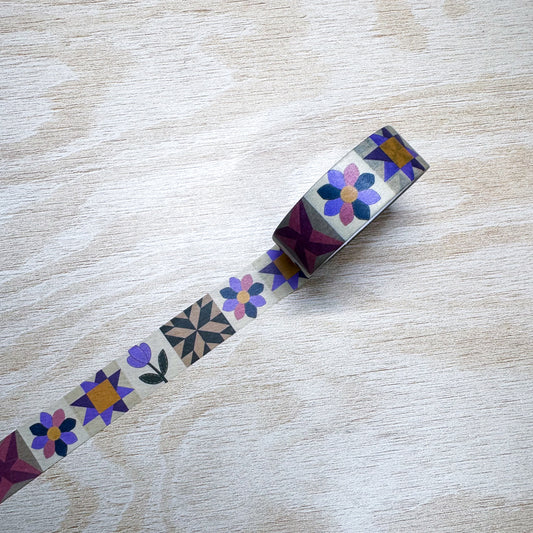 Patchwork Washi Tape - 15mm