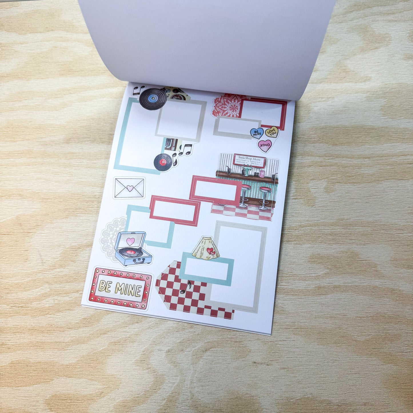 Sweetheart Soda Shop Sticker Book