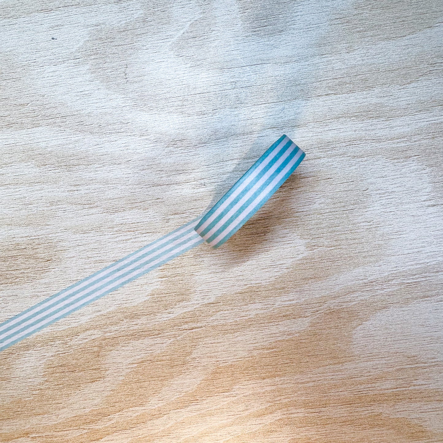 Green Striped Washi Tape (Horizontal) - 10mm