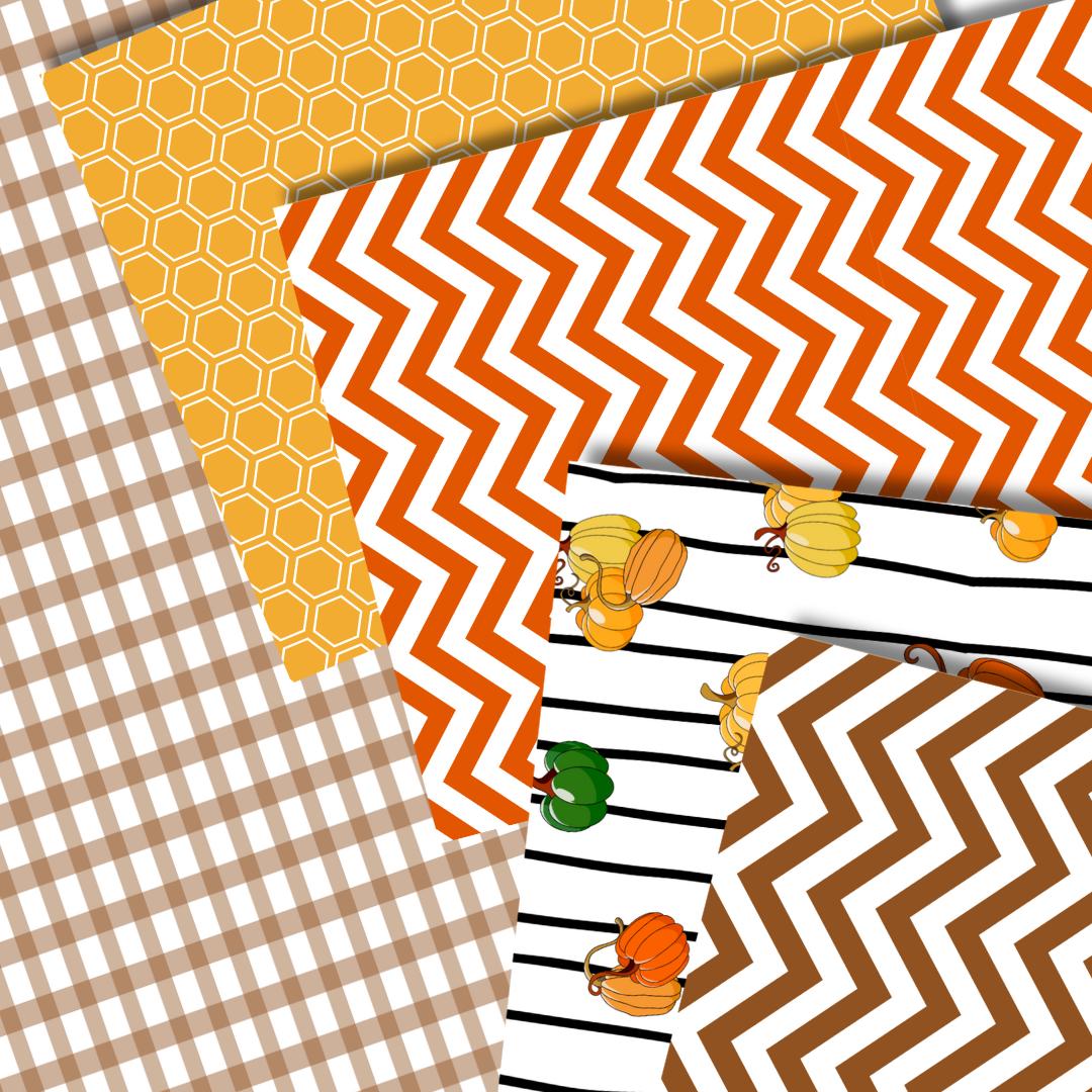 The Boo Patch Printable Scrapbook Paper