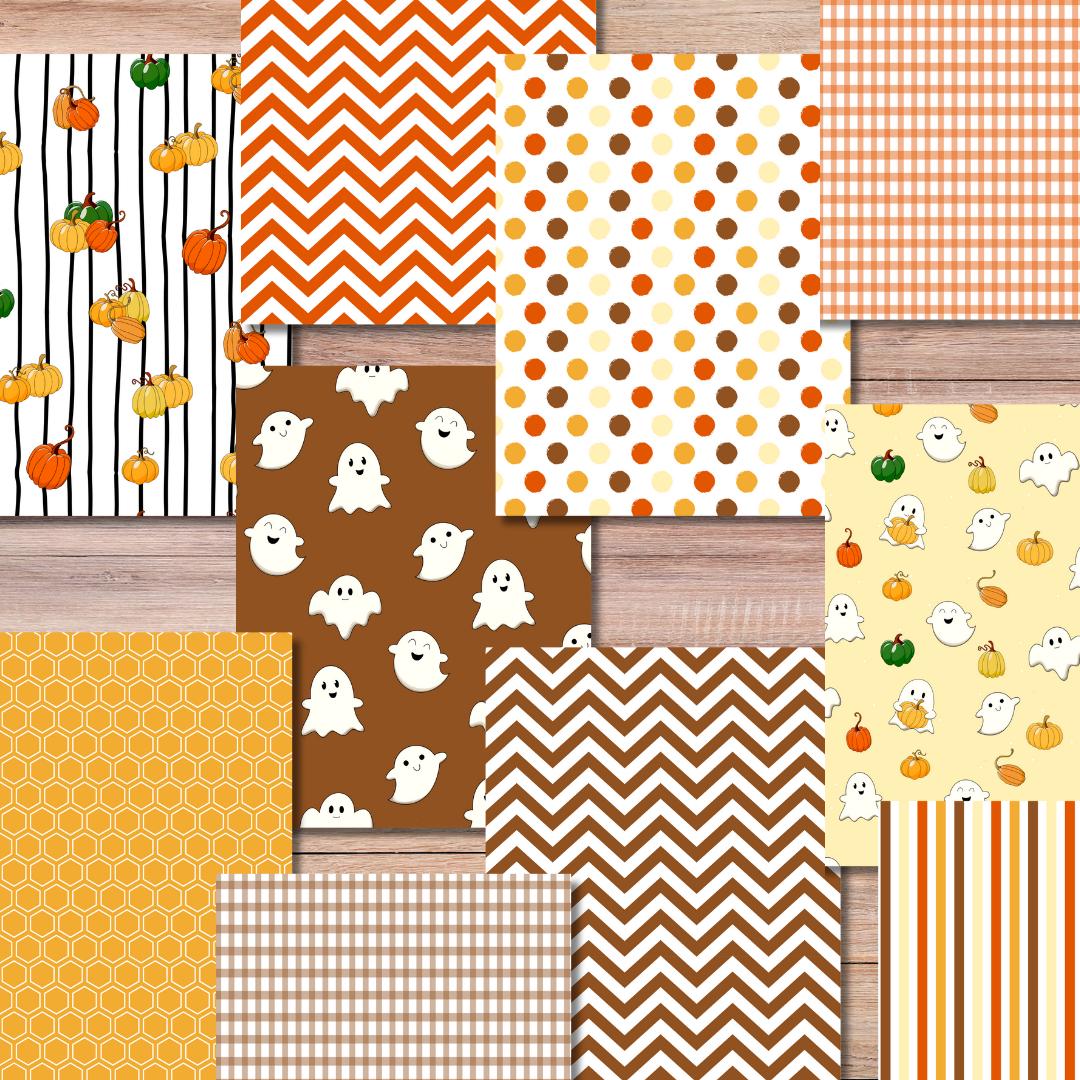 The Boo Patch Printable Scrapbook Paper