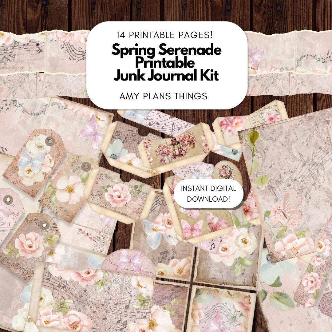 Spring Serenade Junk Journal Kit