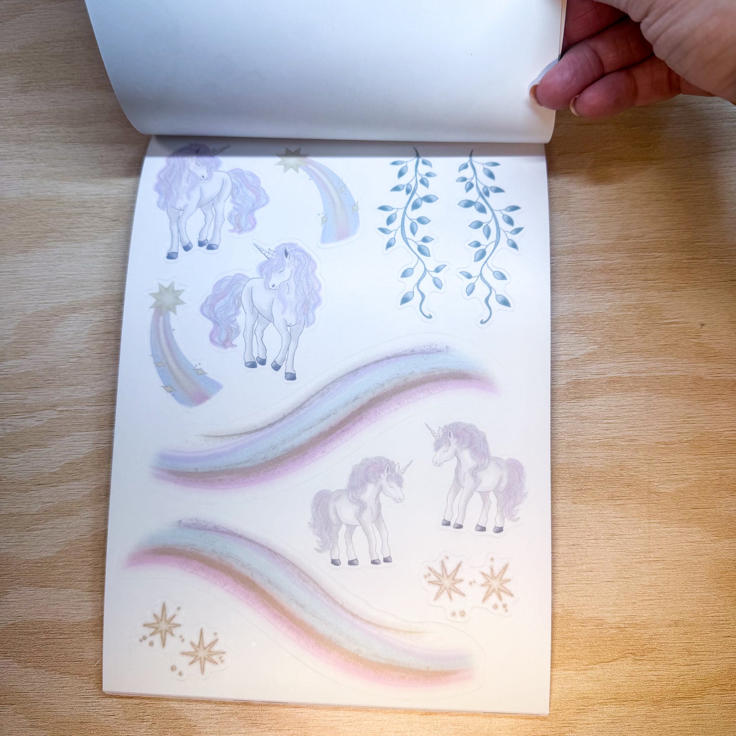 Rainbow Reverie Sticker Book (Unicorns)