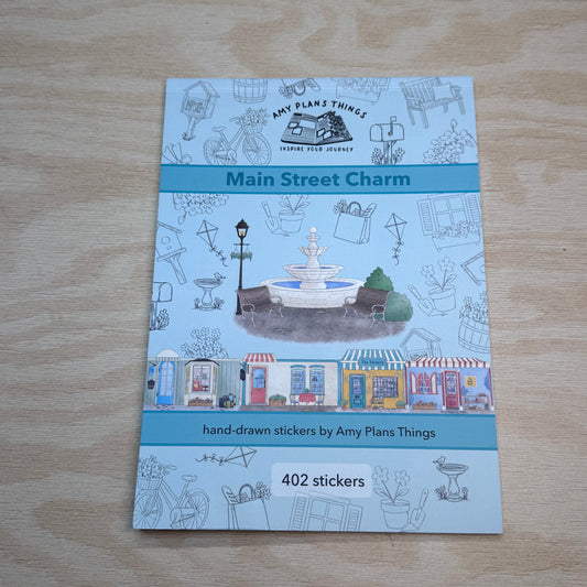 Main Street Charm Sticker Book