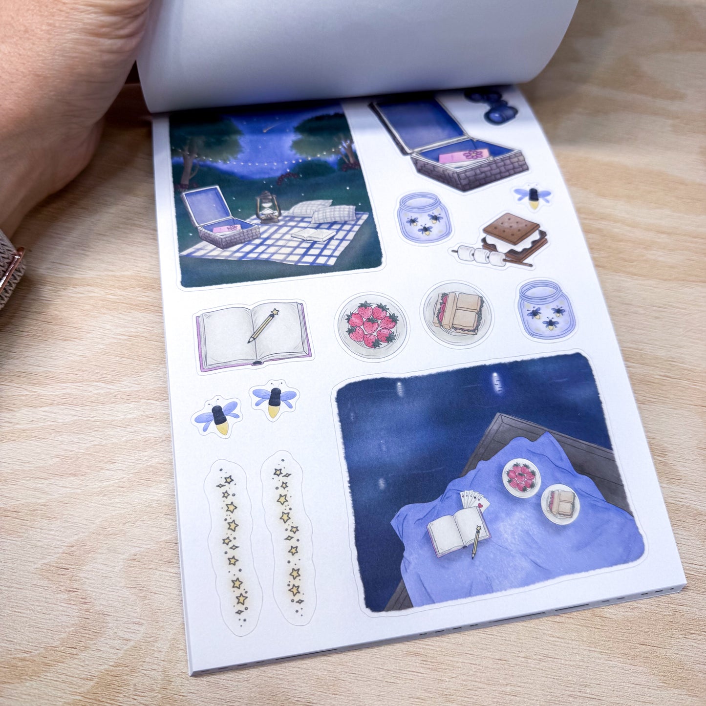 Under the Summer Stars Sticker Book