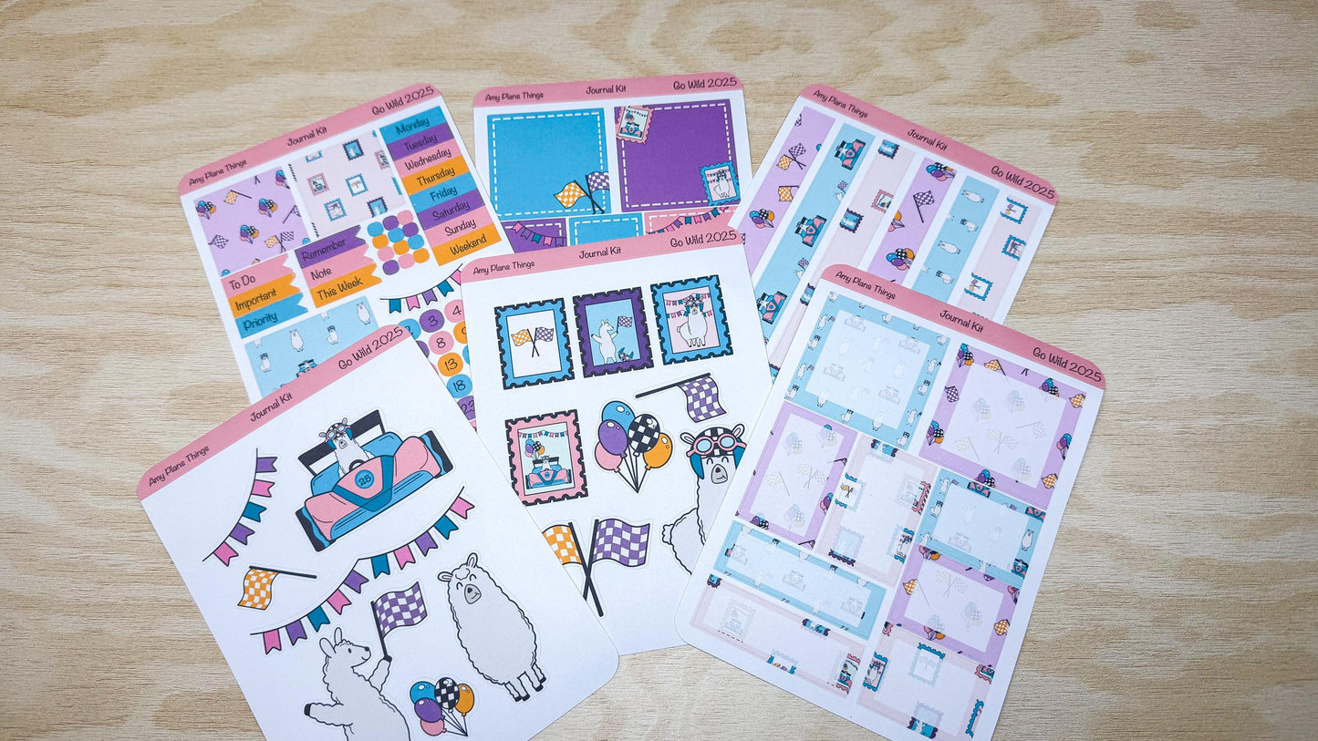 GO Wild 2025 Printable Stickers