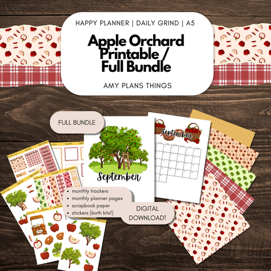 Apple Orchard Printable FULL Bundle