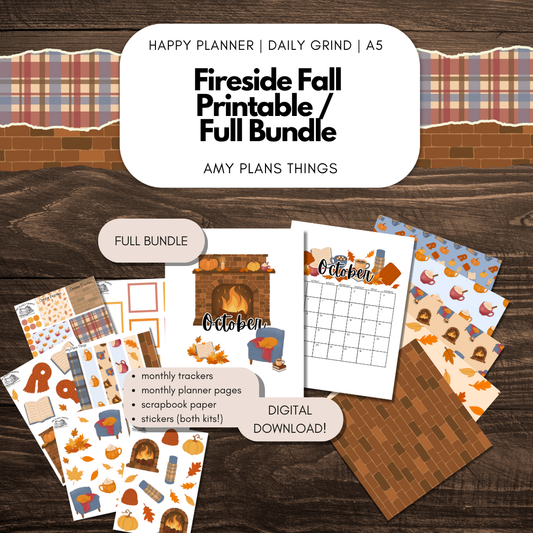 Fireside Fall Printable FULL Bundle