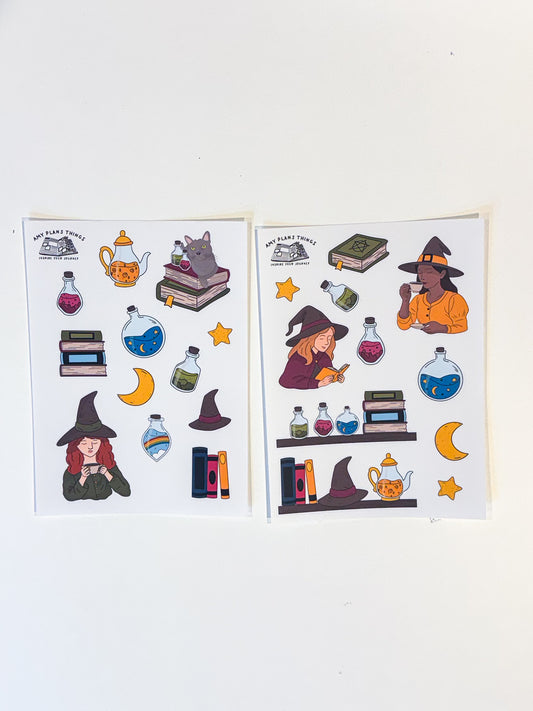 Cozy Witches - PHYSICAL Stickers