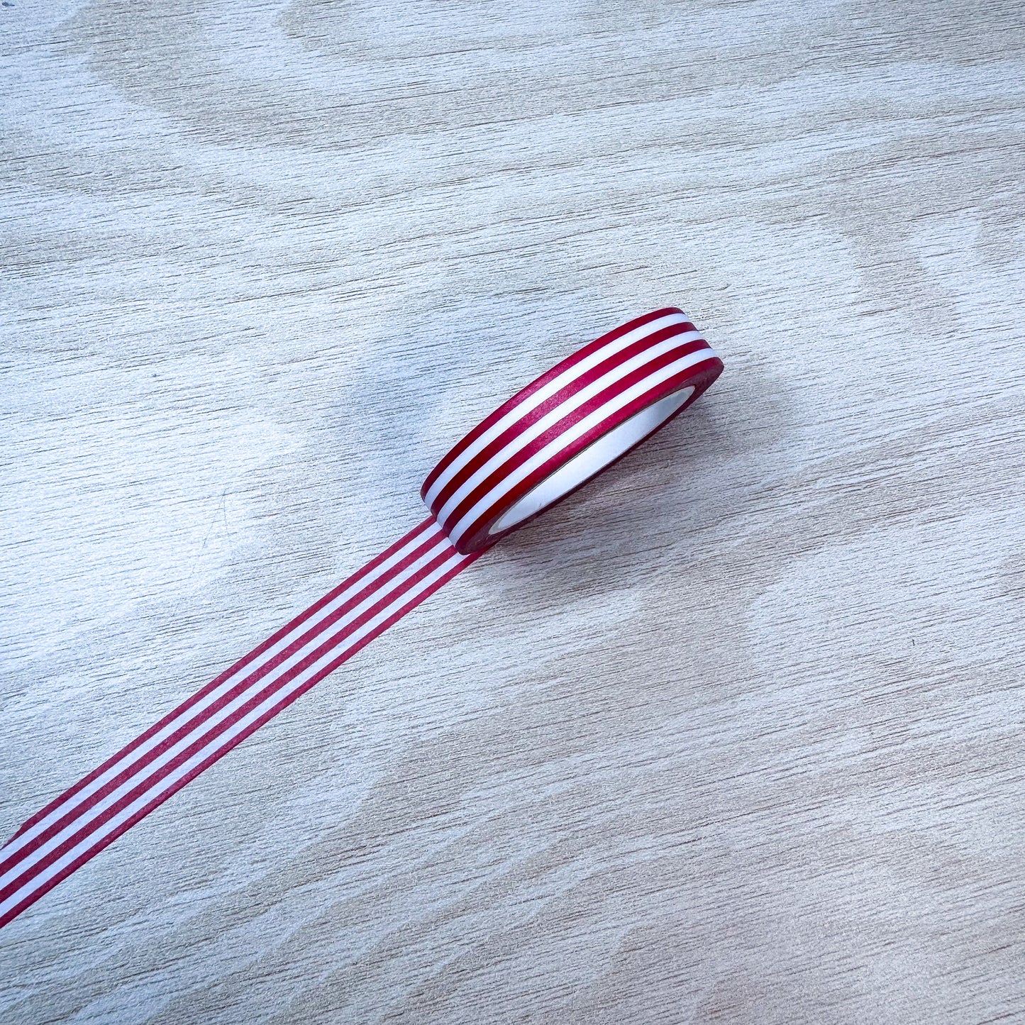 Red Stripe (Horizontal) Washi Tape - 10mm