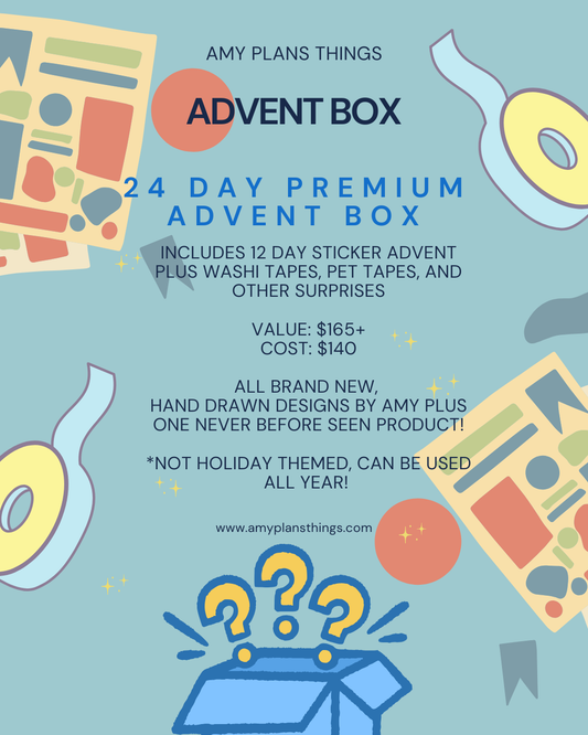 24 Day Premium Sticker + Tapes Advent Box