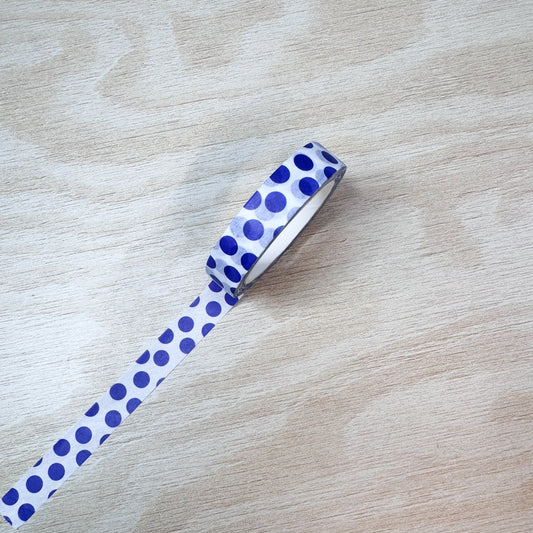 Purple Polka Dot Washi Tape - 10mm