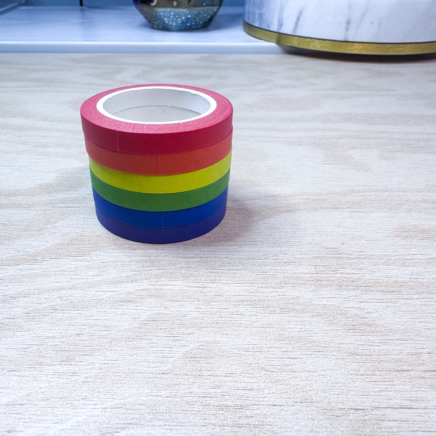 Rainbow Washi Tape Set - 6mm