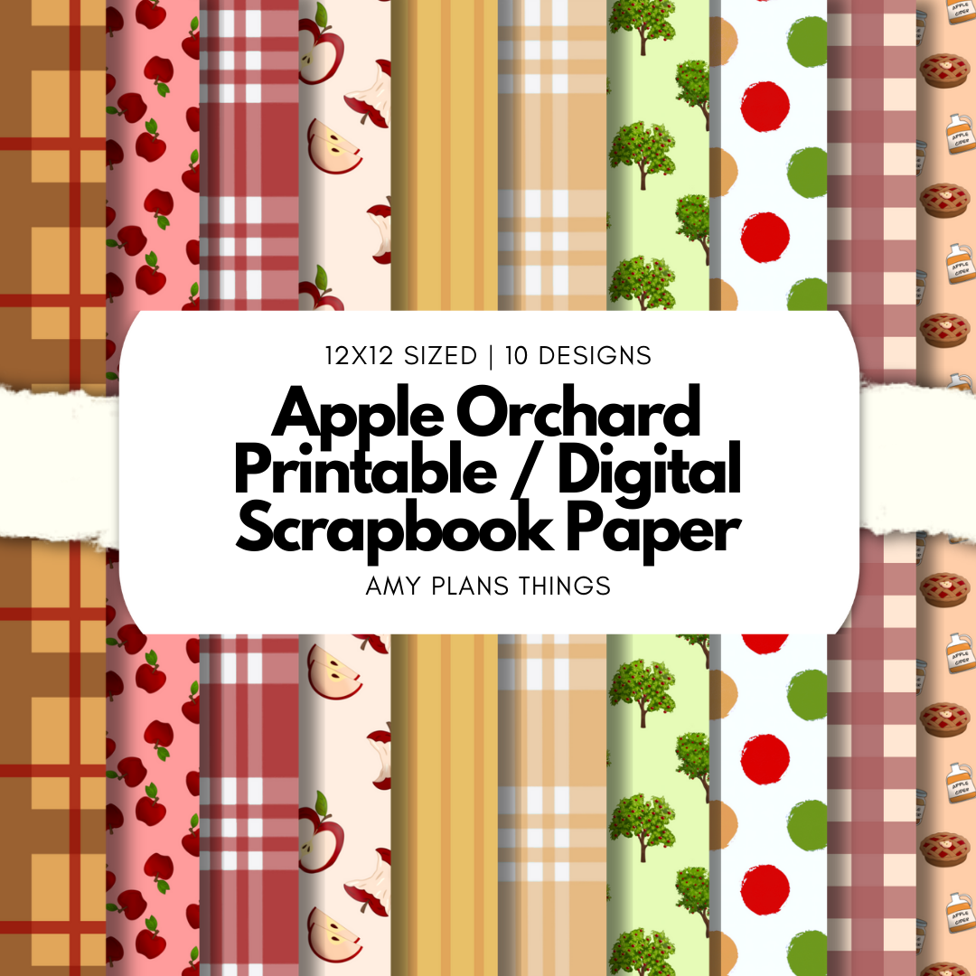 Apple Orchard Printable FULL Bundle