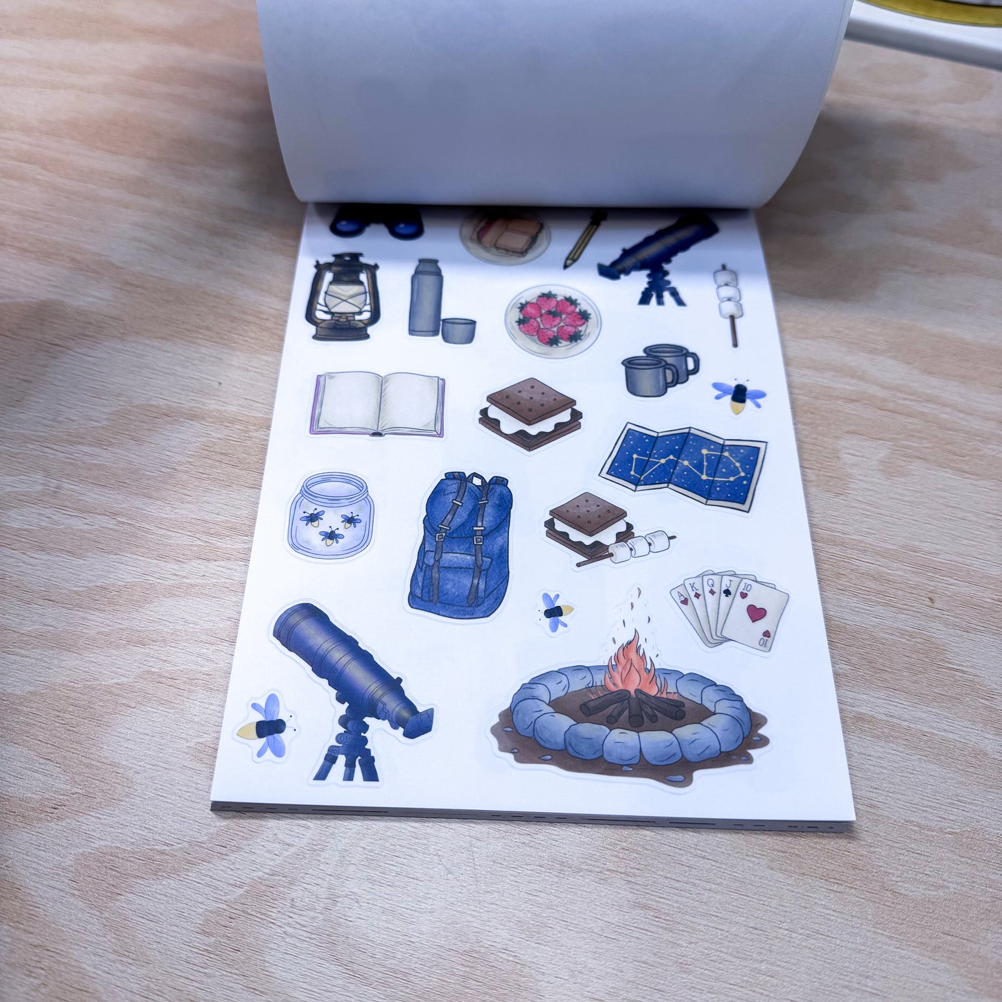 Under the Summer Stars Sticker Book