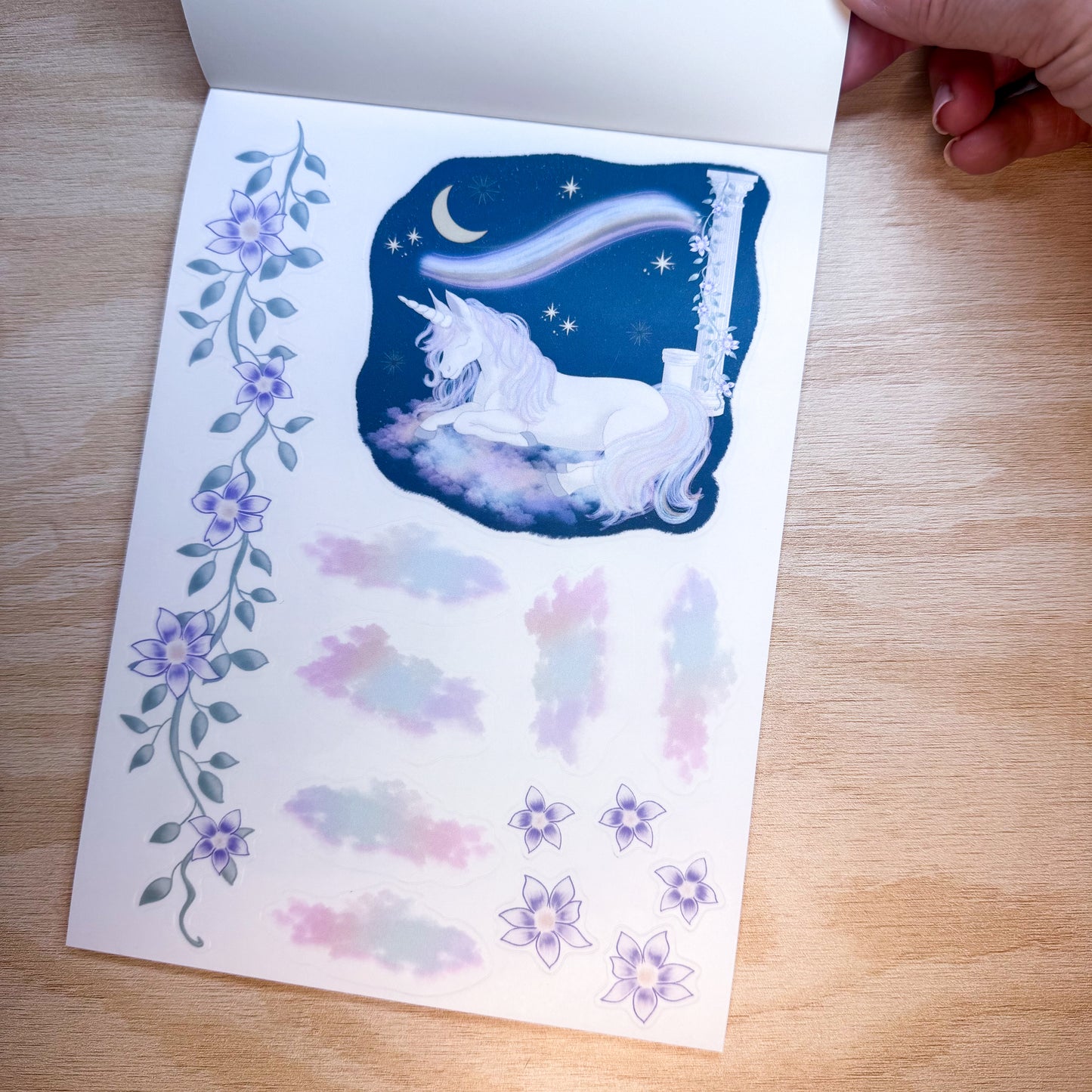 Rainbow Reverie Sticker Book (Unicorns)