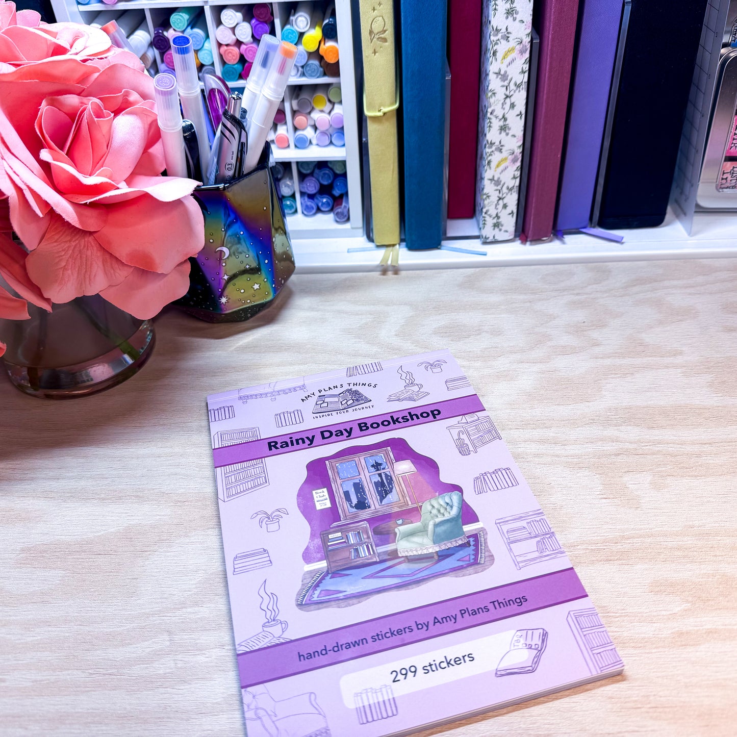Rainy Day Bookshop Sticker Book