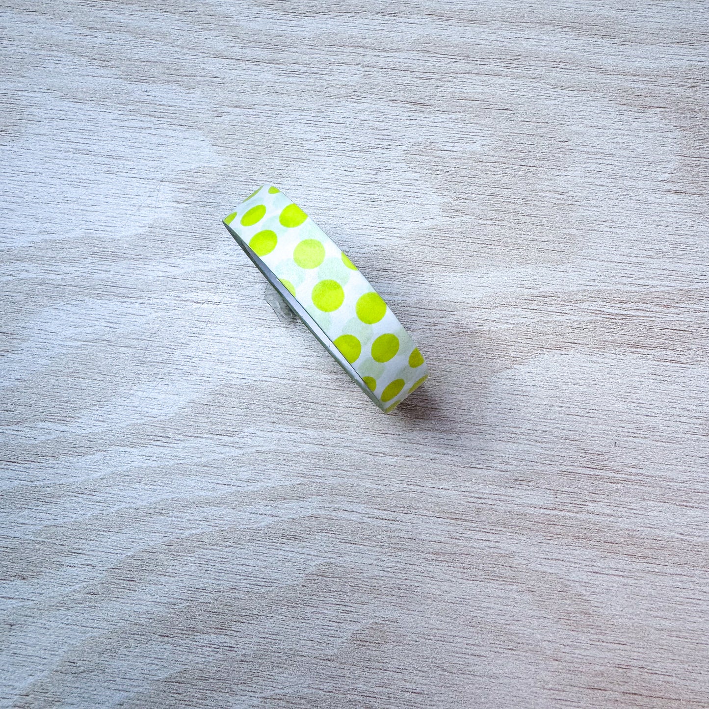 Yellow Polka Dot Washi Tape - 10mm