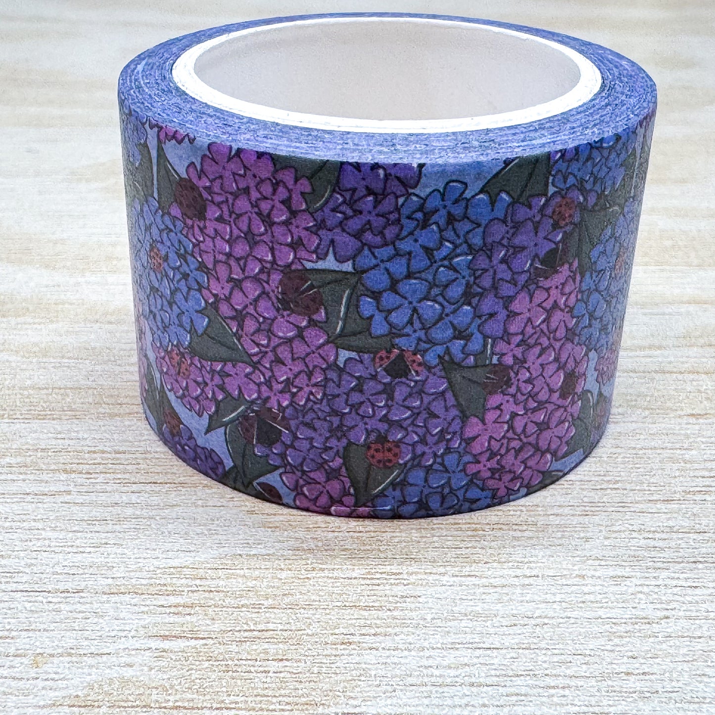Ladybug & Hydrangeas Washi Tape - 30mm