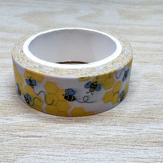 Bees & Hexagons Washi Tape - 15mm