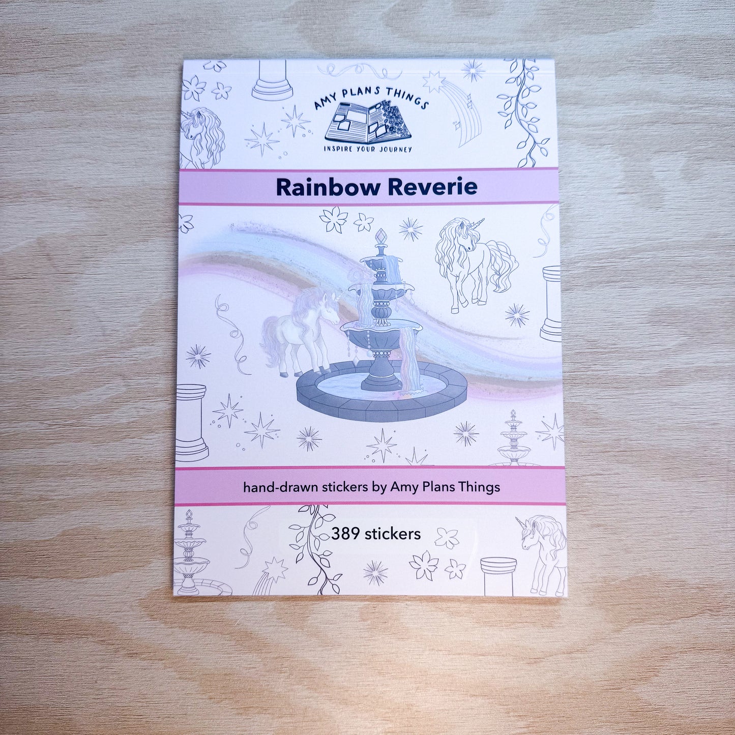 Rainbow Reverie Sticker Book (Unicorns)