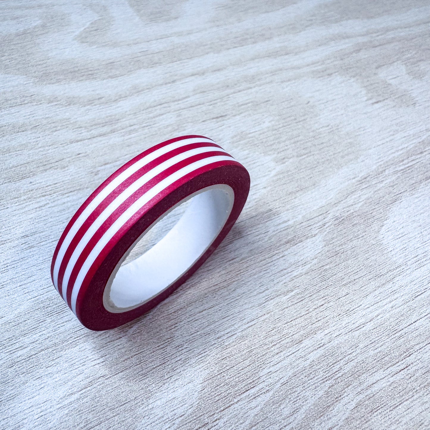 Red Stripe (Horizontal) Washi Tape - 10mm