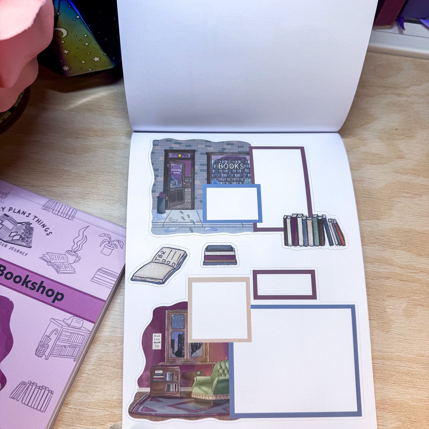 Rainy Day Bookshop Sticker Book