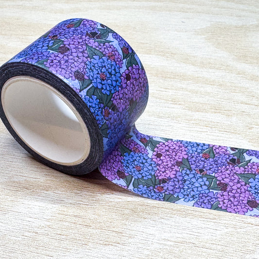 Ladybug & Hydrangeas Washi Tape - 30mm