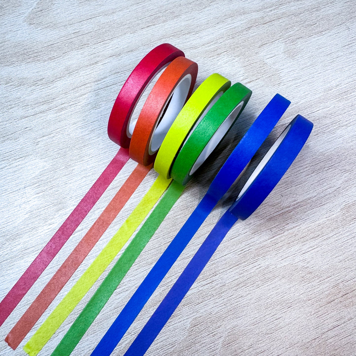 Rainbow Washi Tape Set - 6mm