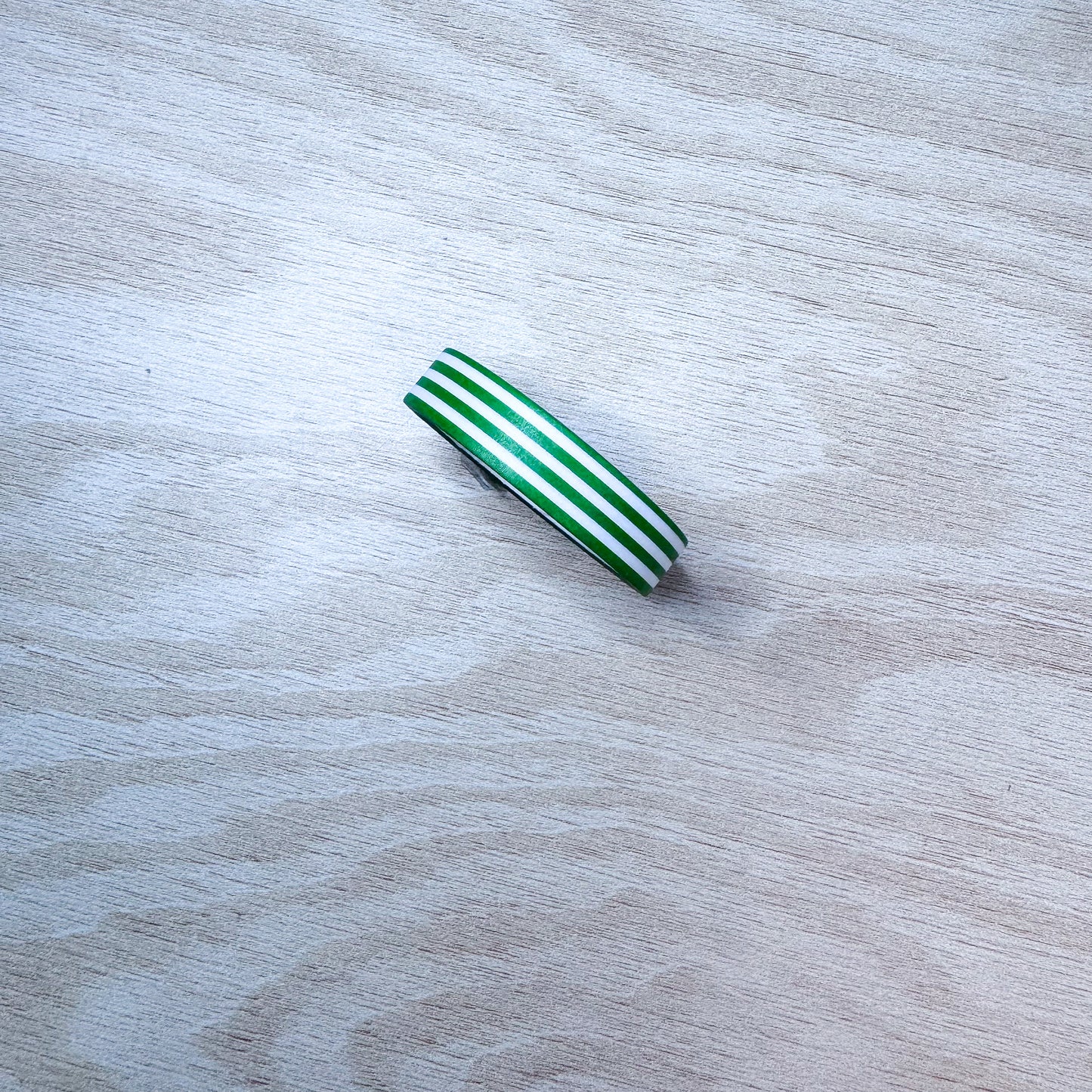 Bright Green Stripe (Horizontal) Washi Tape - 10mm